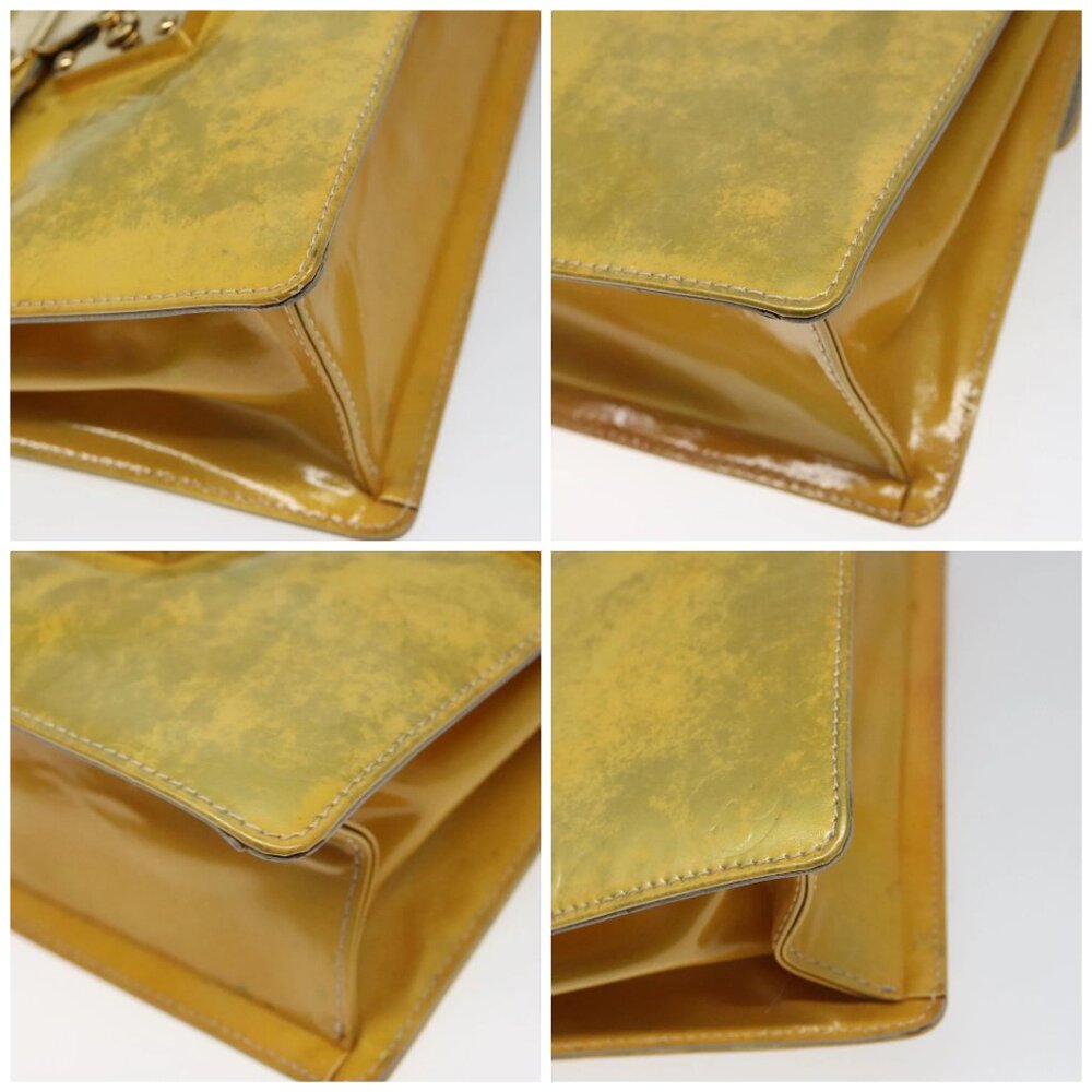 LOUIS VUITTON Monogram Vernis Spring Street Hand Bag Gris M91029 LV Auth 114335 - Picture 14 of 15